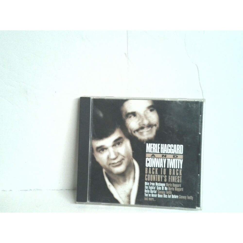 Merle Haggard & Conway Twitty Back to Back Country's Finest CD 1998 BMG Special